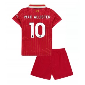 Liverpool Alexis Mac Allister #10 Dětské Domácí dres komplet 2024-25 Krátký Rukáv (+ trenýrky)